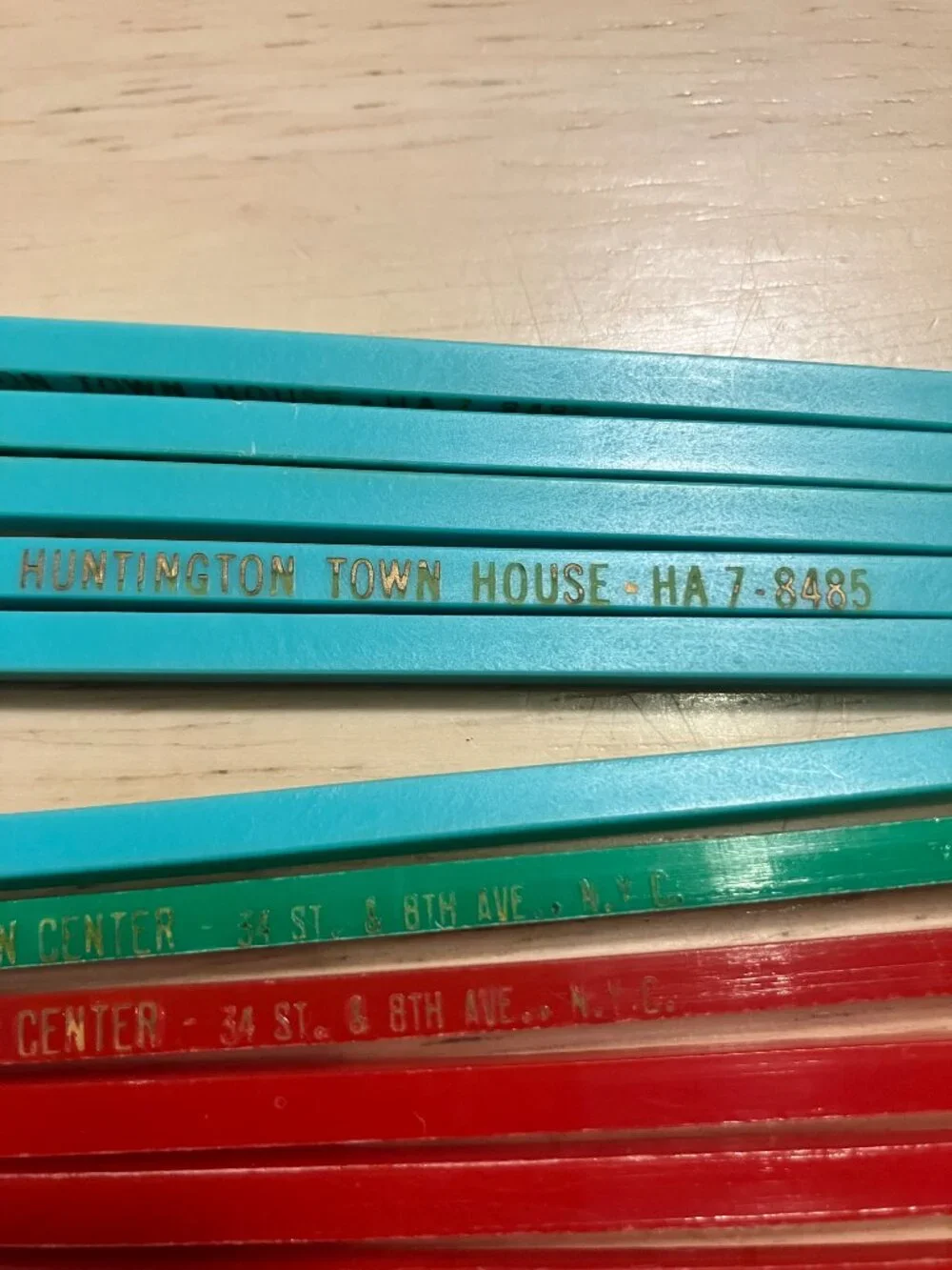 58 Vintage Swizzle Sticks - New York